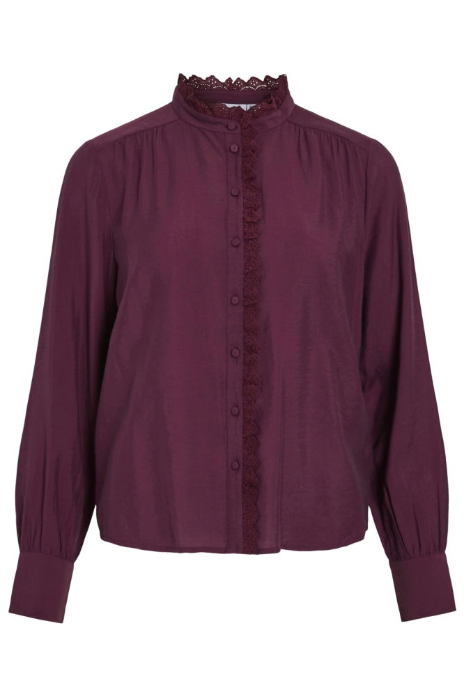 VIMALIMA L/S FRILL SHIRT/PB 14110662 FIG